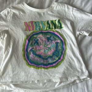 Kids medium cropped Nirvana T shirt